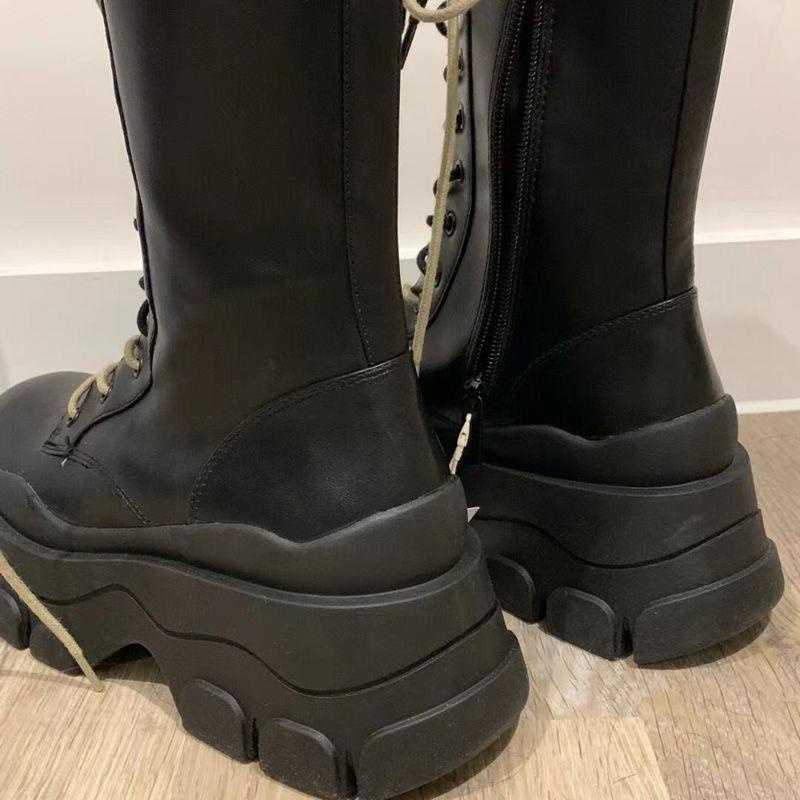 Giày Bốt Martin Đế Dày Thoáng Khí Phong Cách Âu Mỹ Thời Trang Xuân Hè 2022 Mới Cho Nữ