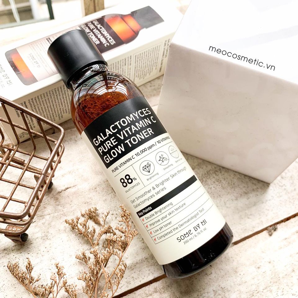 Nước Hoa Hồng Dưỡng Trắng, Chống Lão Hóa Nuôi Dưỡng Làn Da Sáng Mịn Từ Bên Trong Some By Mi Galactomyces Pure Vitamin C