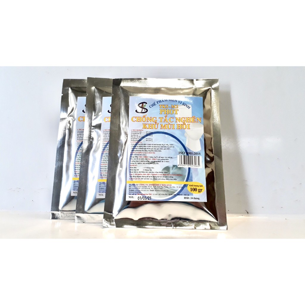 PHOT: Thông Cầu Cống, Hầm Chứa, Khử Mùi Hôi - Gói 100gr