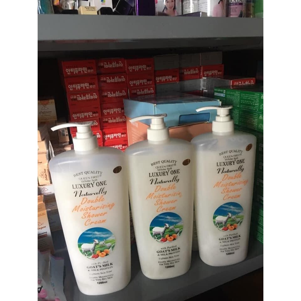 Sữa tắm dê luxury 1200ml