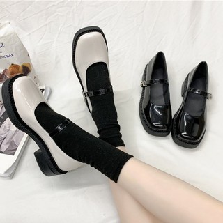 Giày Lười Gót Cao Màu Trơn Thời Trang Cho Phụ Nữ