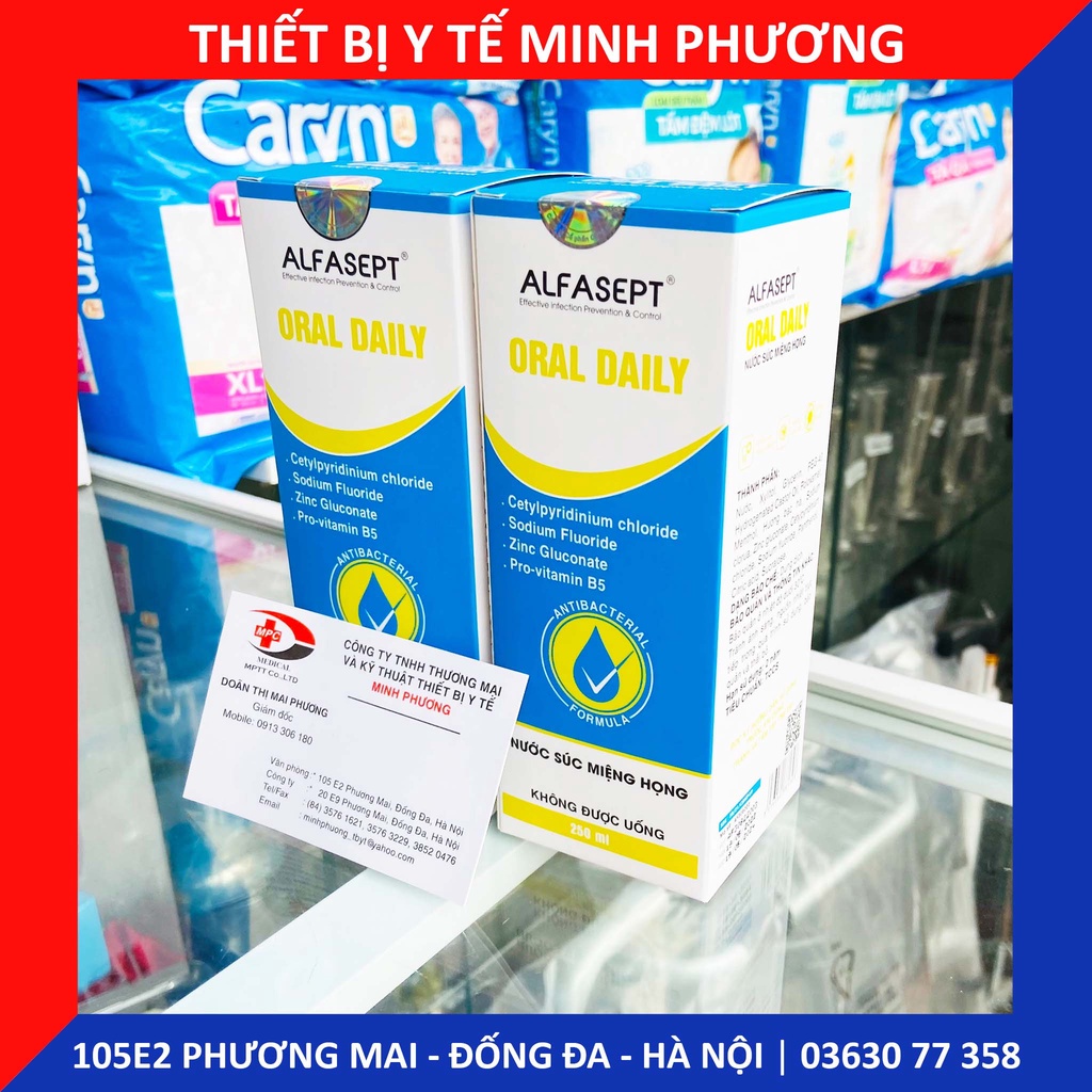 Nước súc miệng ALFASEPT ORAL DAILY