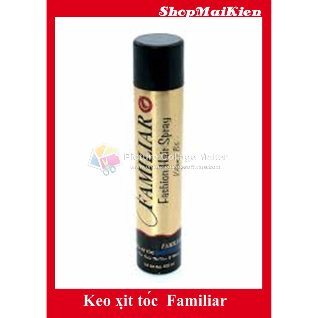 Keo xịt tóc Familiar HAIR SPRAY  hương mới 400ml