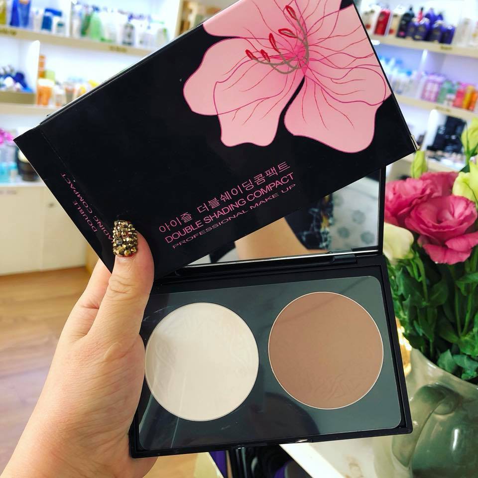 Phấn tạo khối Highlight Izle Double Shading Compact - mỹ phẩm ola