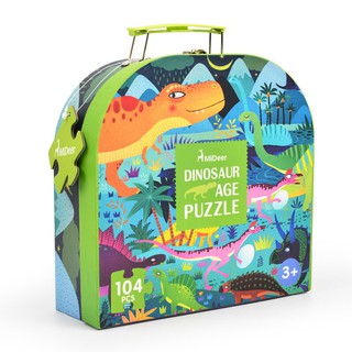 Vali xếp hình Khủng Long - Mideer Dinosaur Age Puzzle