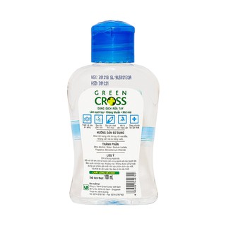Nước Rửa Tay Khô Green Cross Hương Tự Nhiên (100ml)