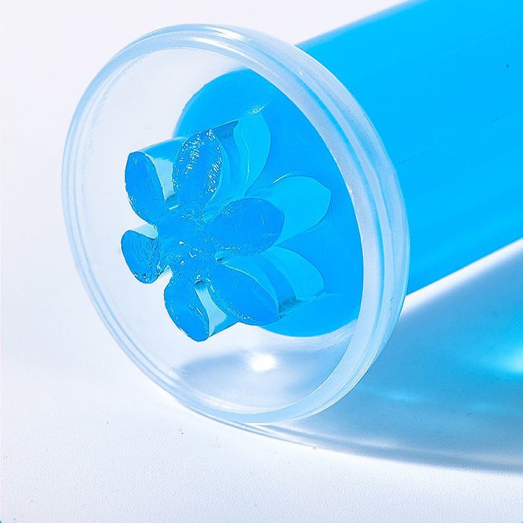 Gel thơm làm sạch bồn cầu - gel khử mùi bồn cầu dạng thạch hình bông hoa mùi thơm dễ chịu LM09