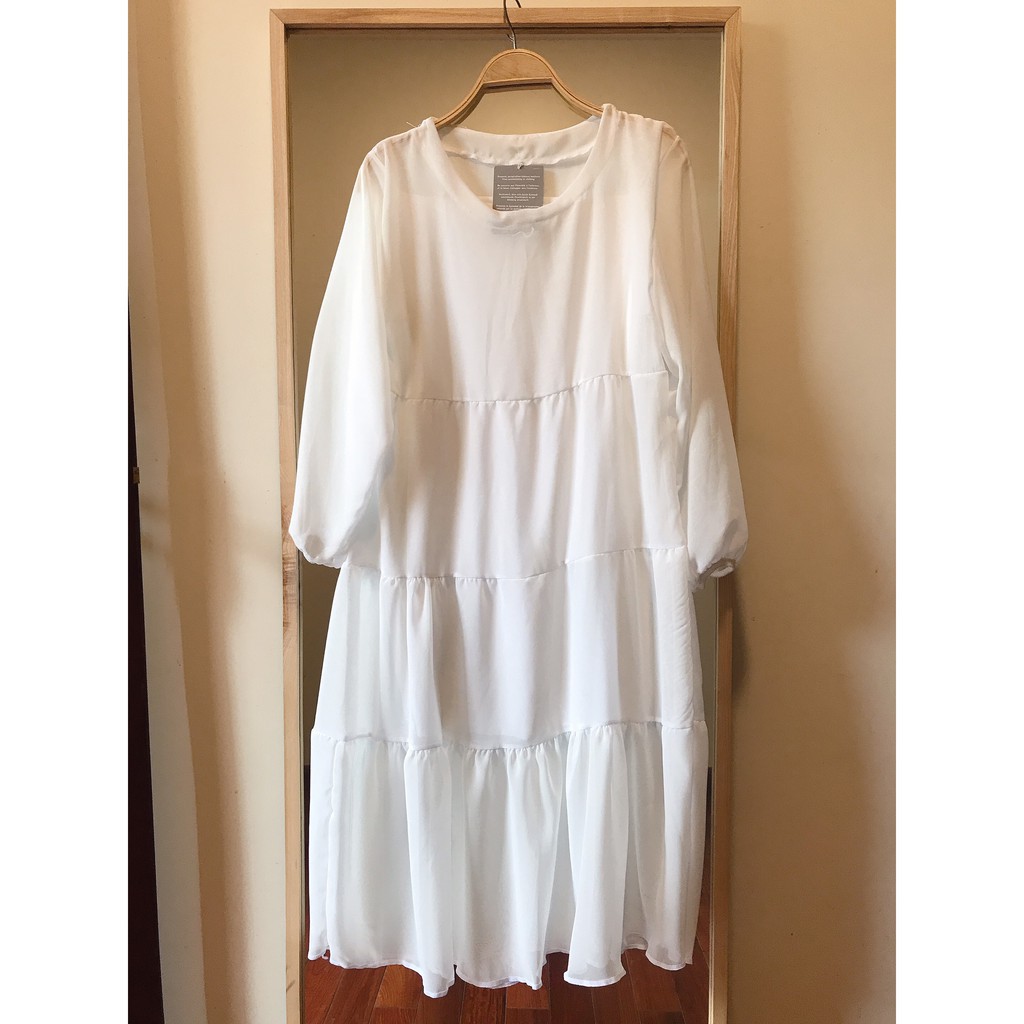 Đầm Midi Nữ Váy Tiểu Thư Dáng Dài Viền Tâng 2 Màu | BigBuy360 - bigbuy360.vn