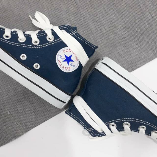 Giày Thể Thao Converse Màu Trắng / Xanh Dương Cho Bé