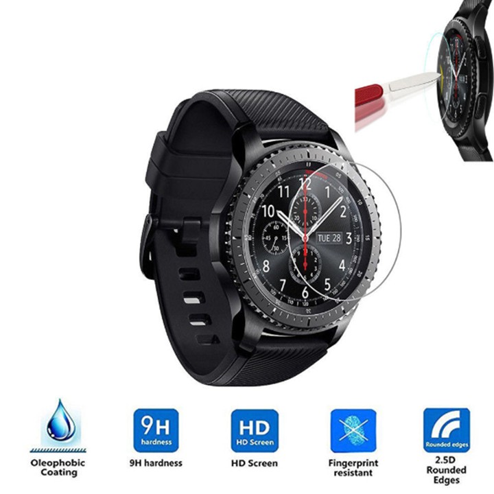 Bộ 2 kính cường lực gor dành cho smart watch SamSung Gear S3 Fontier,siêu cứng