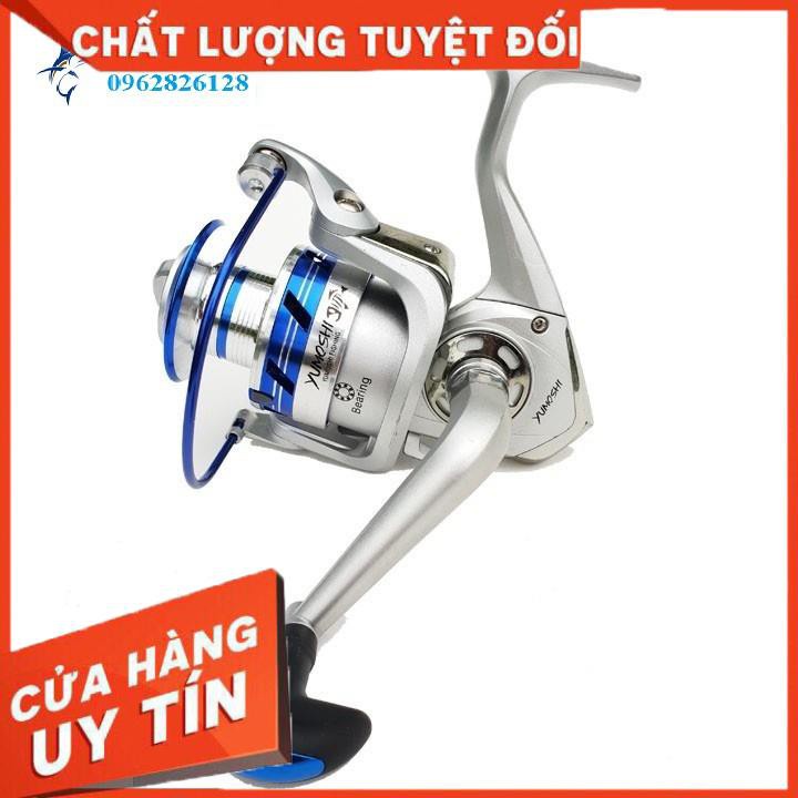 Bộ Cần Câu Máy 2 Khúc Đặc 1m5 đến 2m7 và máy yumoshi CL 3000 đến 5000 chất lượng