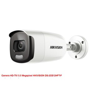 Camera hd-tvi 5.0 megapixel hikvision ds-2ce12hft-f