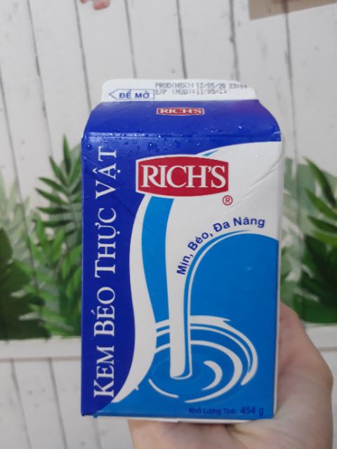 Kem béo thực vật Rich's lùn hộp 454g