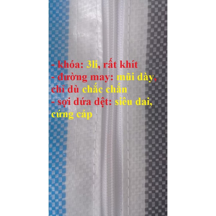 Túi dứa mã lai 50x60x40 cm - gia công từ bạt Tú Phương - chuyên đóng hàng, đi chợ, du lịch