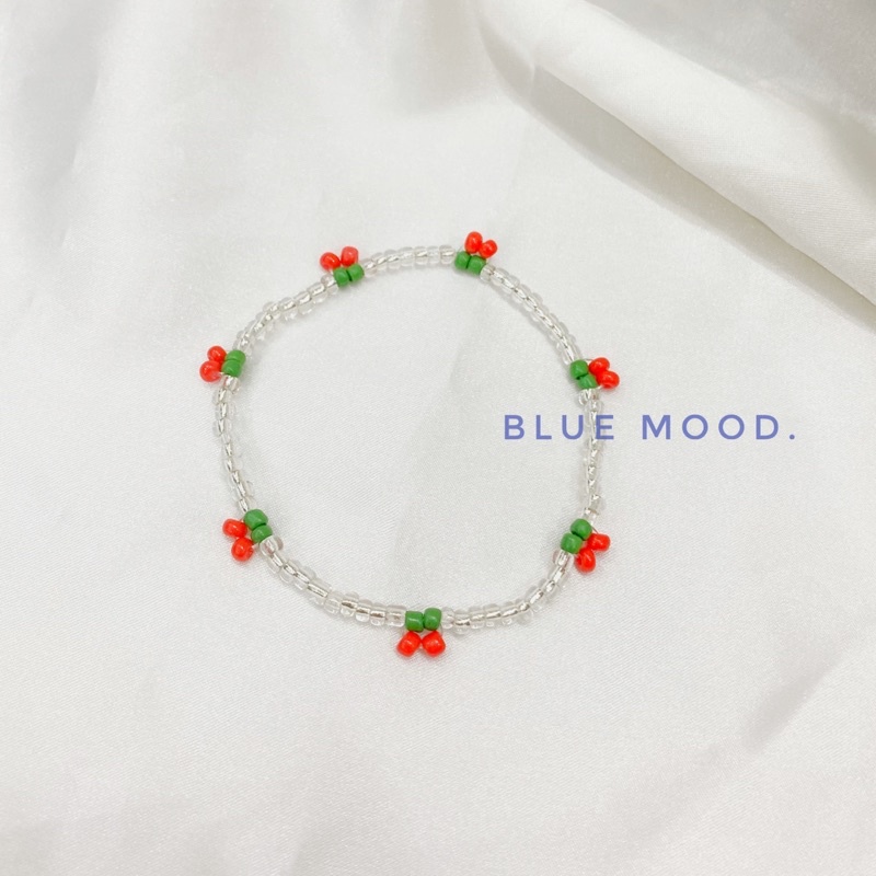 Vòng tay handmade hạt cườm Cherry Inspired Jisoo BP