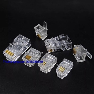 Hạt điện thoại rg11 -4 chân (100 chiếc )
