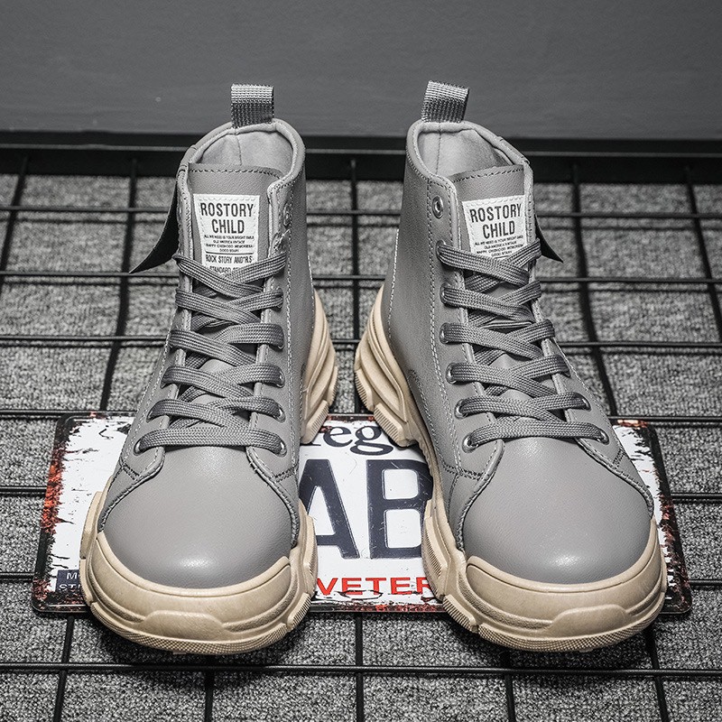 Giày nam cổ cao màu Xám Kiben mới về | BigBuy360 - bigbuy360.vn