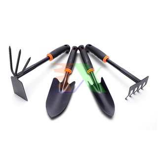 Bộ dụng cụ làm vườn 4 món bằng thép