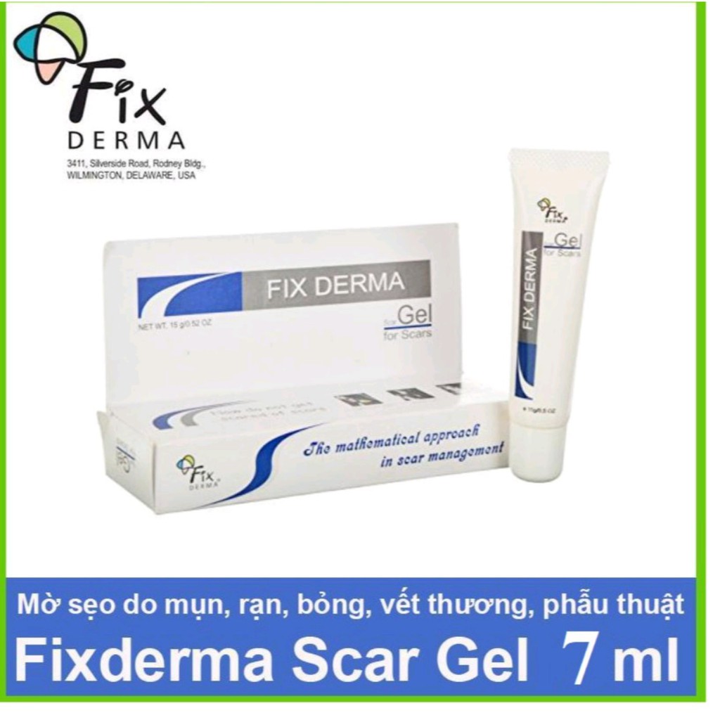 Fix Derma Scar gel 7ml làm mờ sẹo
