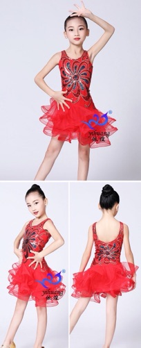 Đầm khiêu vũ dance bé gái