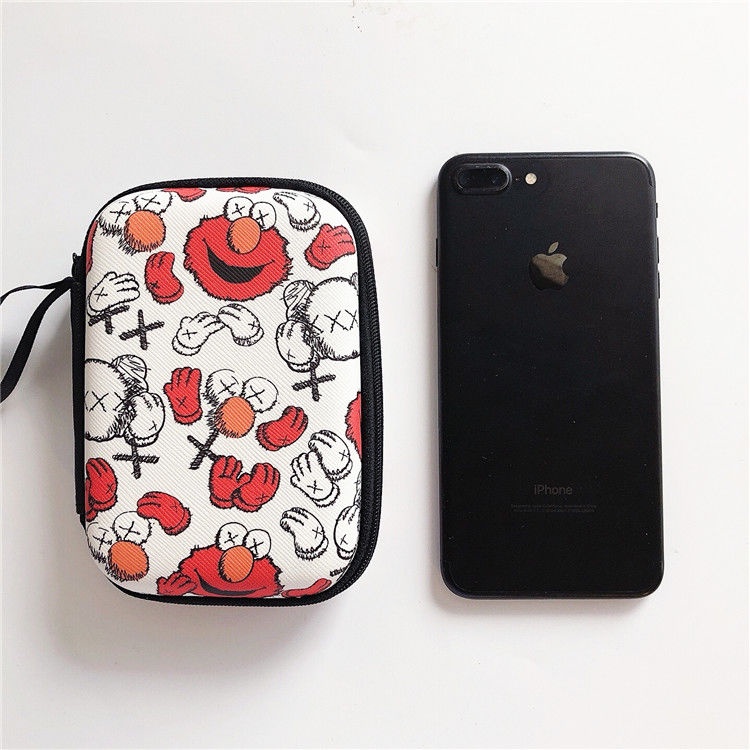 Hộp Đựng Tai Nghe / Dây Cáp USB / Chìa Khóa Họa Tiết Hoạt Hình Snoopy Cậu Bé Bút Chìa Khóa Nhỏ Gọn Hộp lưu trữ số cầm tay14*10cmGói cầm tay