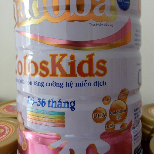 Sữa dành cho trẻ từ 6-36 tháng tuổi Daboba Coloskids 900g - Miễn dịch khỏe, tăng cân, ngừa táo bón