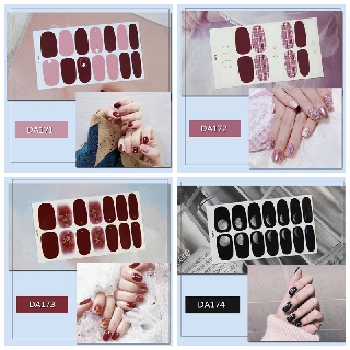 Set 14 miếng dán làm móng không thấm nước DA61-DA80