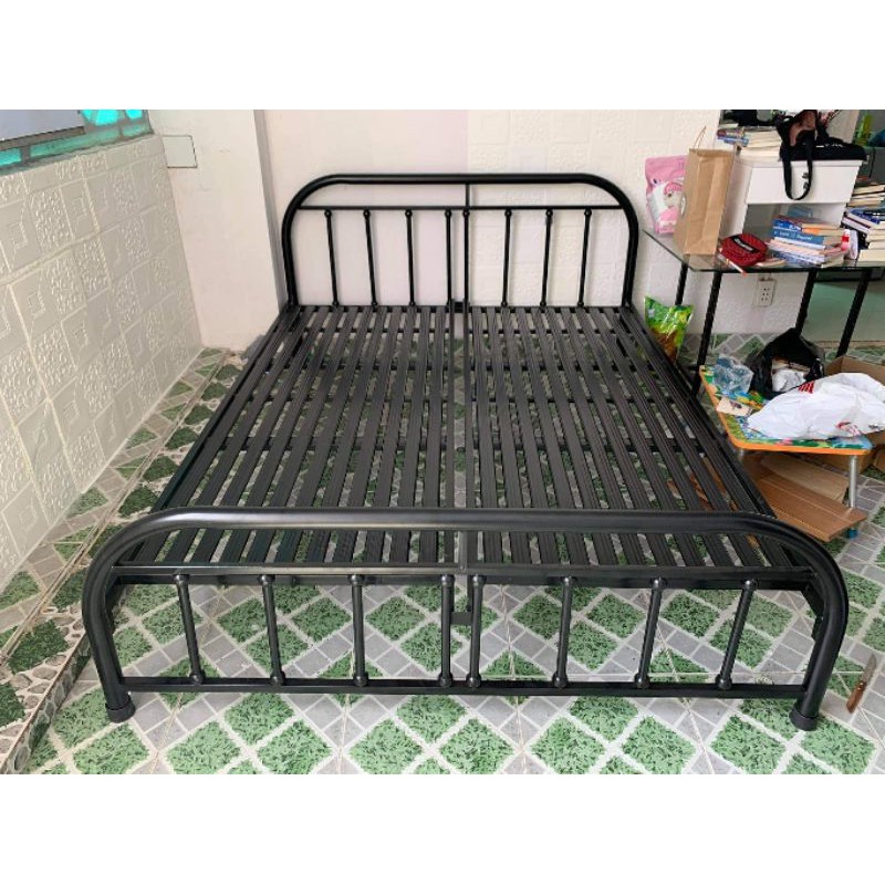 Giường bi mỹ nghệ 1m4x2m - bảo hành 12 tháng - 2 màu trắng đen | BigBuy360 - bigbuy360.vn