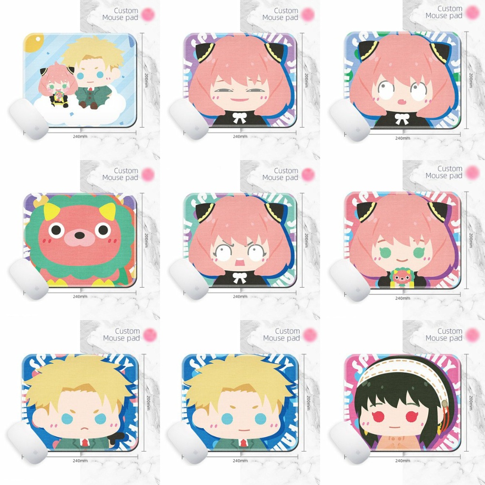 Miếng lót chuột IN HÌNH SPY X FAMILY Gia đình điệp viên anime chibi tiện lợi xinh xắn
