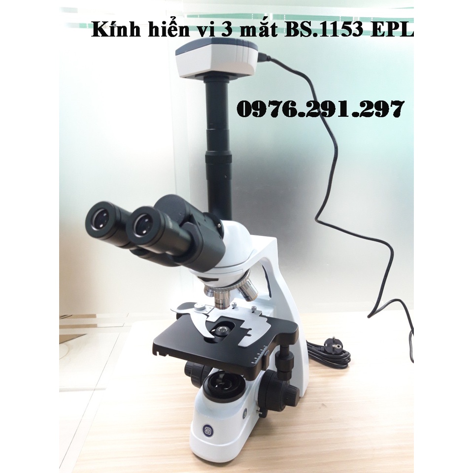 Kính hiển vi 3 mắt kết nối máy tính BS 1153 EPL Euromex Hà Lan