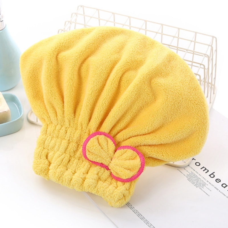Mũ Trùm Đầu Bằng Sợi Micro Giúp Làm Khô Tóc Tiện Dụng Cho Nữ