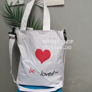 Túi Tote Vải Bố Love ( Ảnh Thật )
