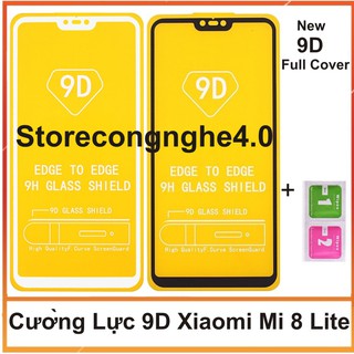 Cường Lực 9D Full Màn Hình Cho Xiaomi Mi 8 Lite