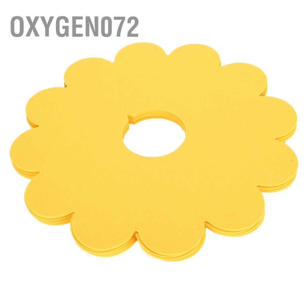 Oxygen072 5 cái Pet Cat Phục hồi Cổ áo Màu vàng Hoa mềm Hình nón Elizabeth Chống Cắn vết thương Bảo vệ Chữa lành Vết