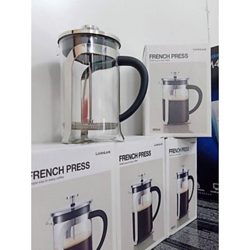 Bình pha cà phê kiểu Pháp Lock&amp;lock French Press 800ml LLG019