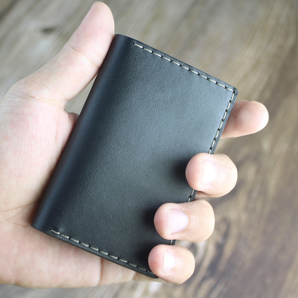 Ví card handmade da bò thật