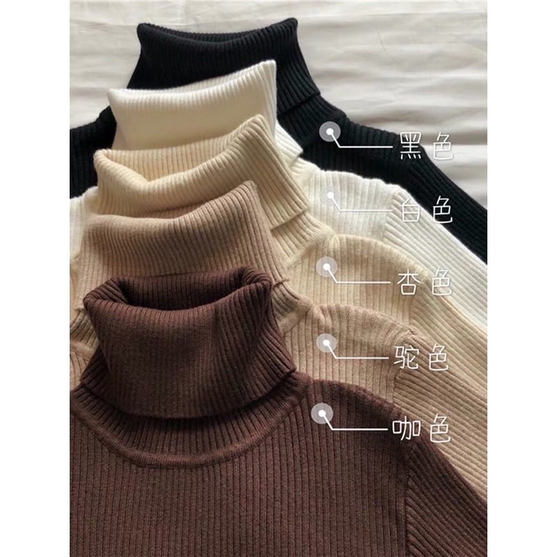 ÁO LEN ĐÔNG CỔ CAO CỰC HOT (hàng loại 1)