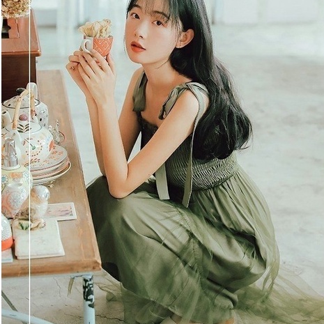 Đầm Hai Dây Thiết Kế Mới Xinh Xắn Thời Trang Dành Cho Mùa Hè