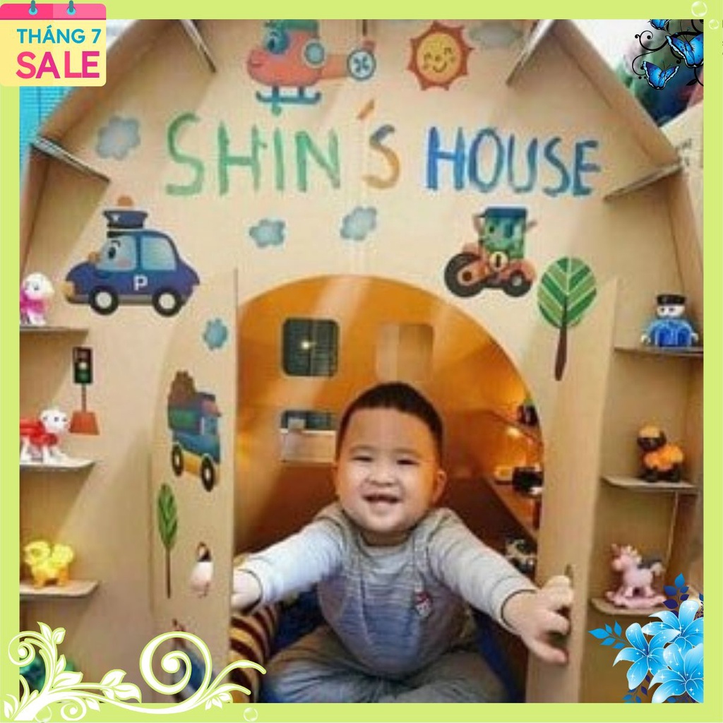 NHÀ BÌA, NHÀ LẮP GHÉP THÔNG MINH CHO BÉ BABY'S HOUSE TẶNG KÈM MIẾNG DÁN HÓT MỚI 2021.