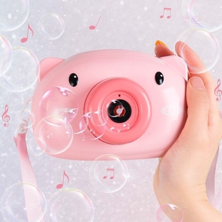 Máy thổi bong bóng xà phòng tự động thiết kế chú heo đáng yêu dành cho bé