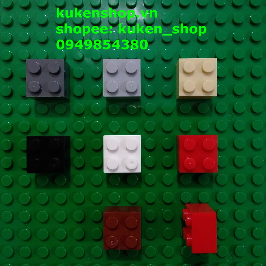 COMBO 20 Gạch 2x2x3H NO.039 - Phụ Kiện MOC Brick