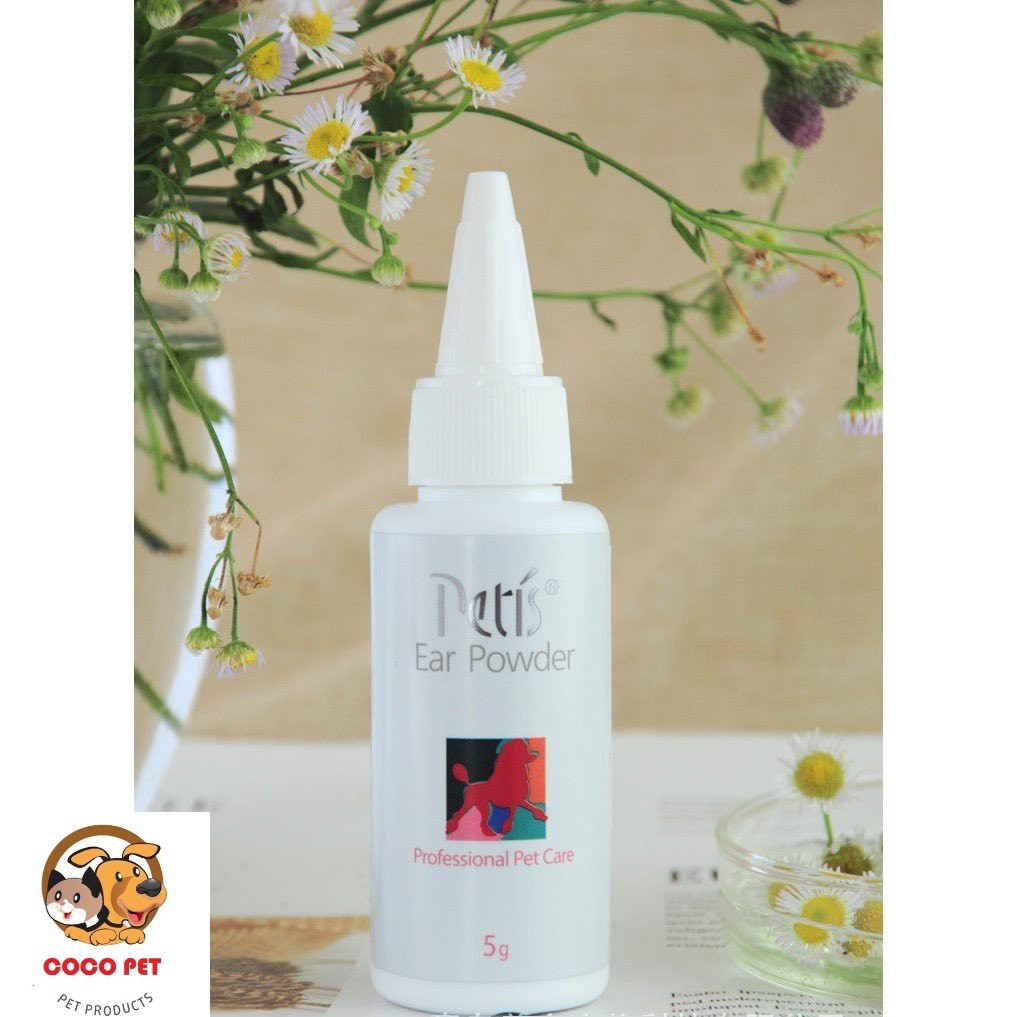 Bột Nhổ Lông Tai Cho Chó Mèo Petis Ear Powder 5g