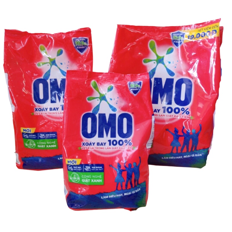 Bột Giặt Omo Comfort Tinh Dầu Thơm / Bột Giặt Bọt Sạch Thông Minh Gói 400g - 720g - 1,2kg