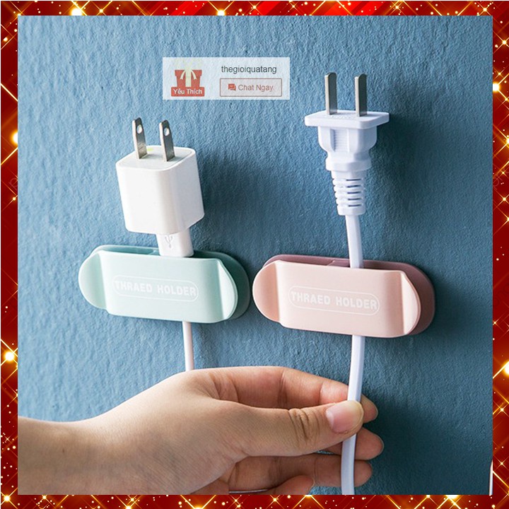 (#FS++) Combo 4 Thanh Cố Định Dây Điện, Dây Sạc, Tai Nghe (TGQT)