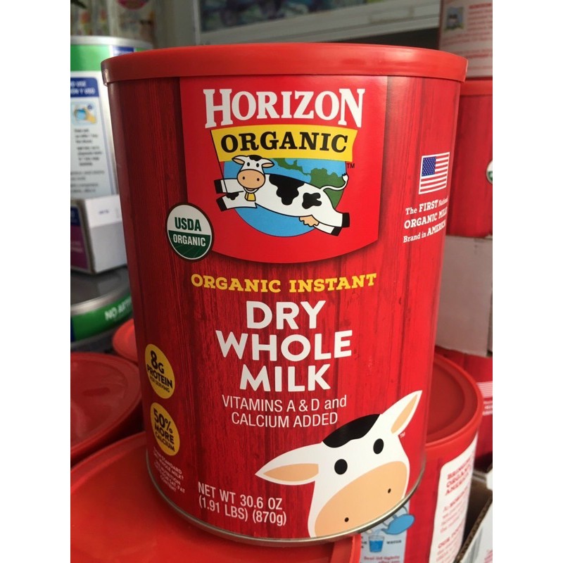 Sữa Bột Horizon Organic Dry Whole Milk 873g