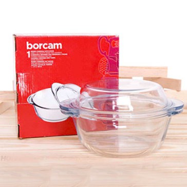 Nồi Thủy Tinh Borcam 1.5L Cao cấp Nhập Khẩu Turkey Nấu canh....