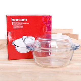 Nồi Thủy Tinh Borcam 1.5L Cao cấp Nhập Khẩu Turkey Nấu canh....