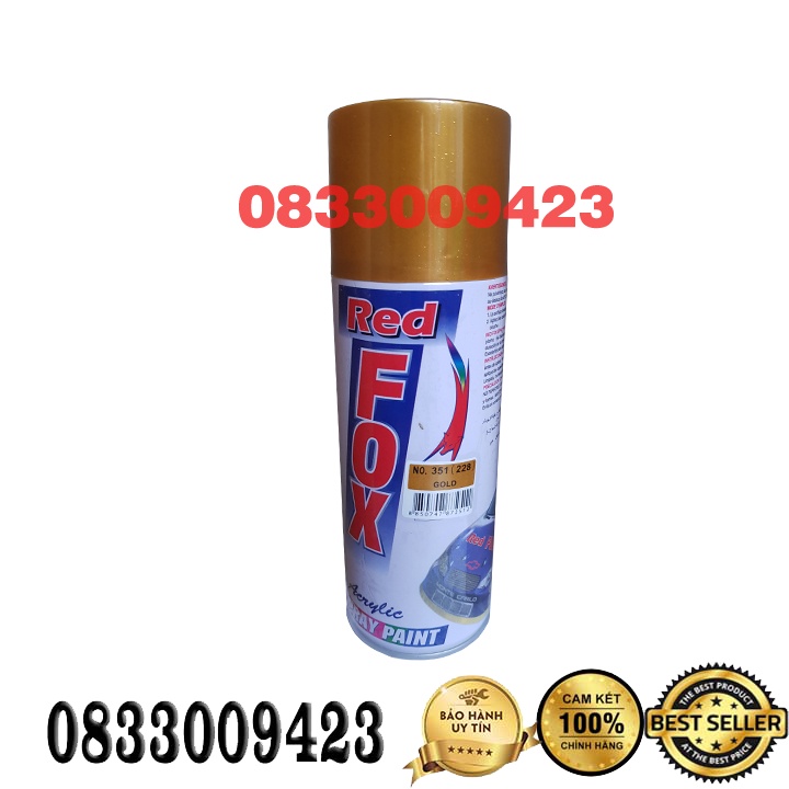 Sơn xịt vàng gold, Bạc ánh kim loại, Bạc nhũ cao cấp Bosny - Nhập Khấu Thái Lan