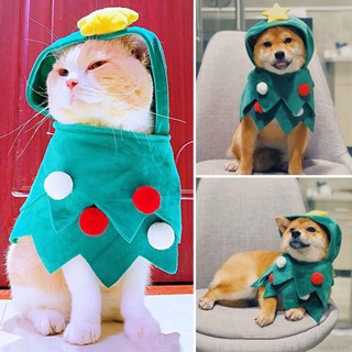 Áo Cosplay Cây Thông Noel Giáng Sinh Cho Thú Cưng