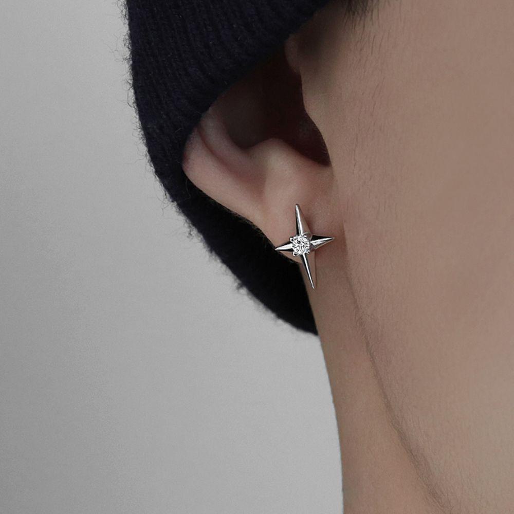 Mxgoods Bông Tai Xỏ Lỗ Màu Trơn Đơn Giản Phong Cách Đường Phố Hàn Quốc Dự Tiệc Cho Nữ